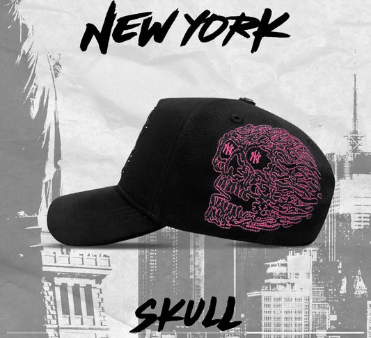 NY Rose Black Skull