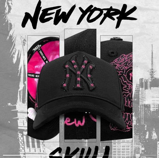 NY Rose Black Skull